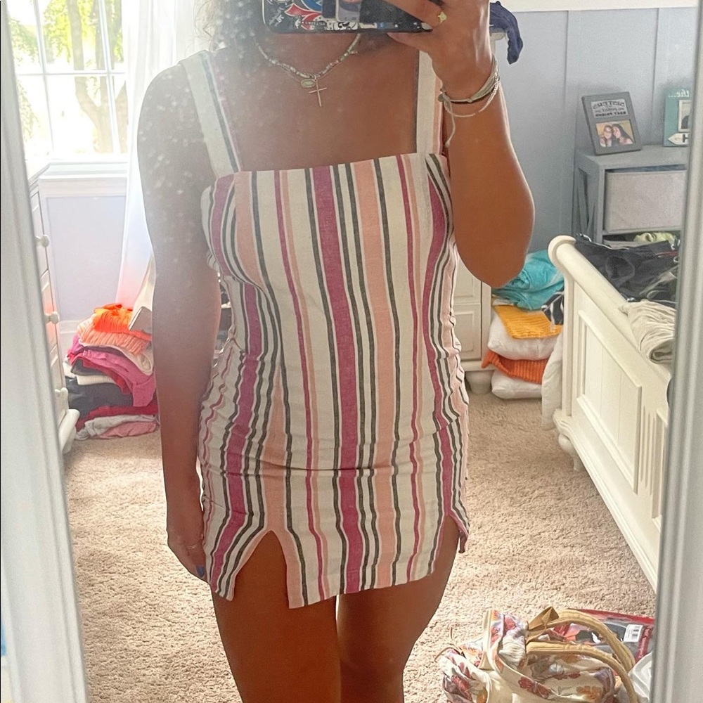 Striped Mini Dress